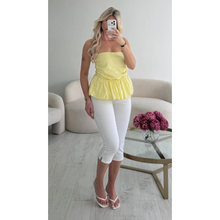 Sandales talons blanche