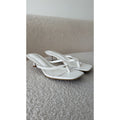 Sandales talons blanche