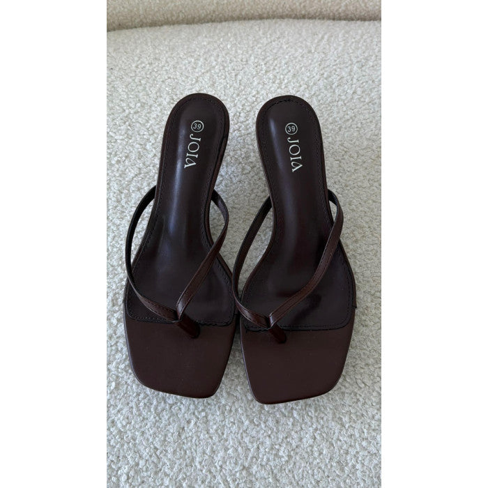 Sandales talons noir