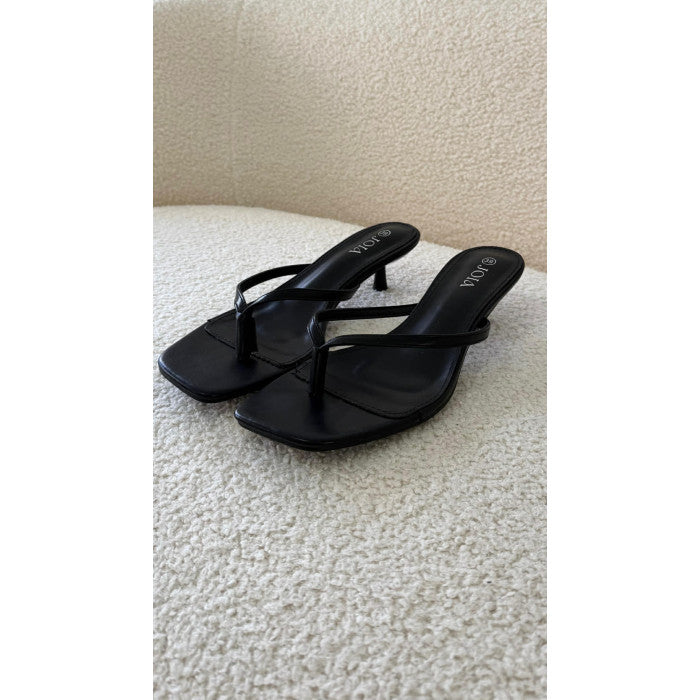 Sandales talons noir