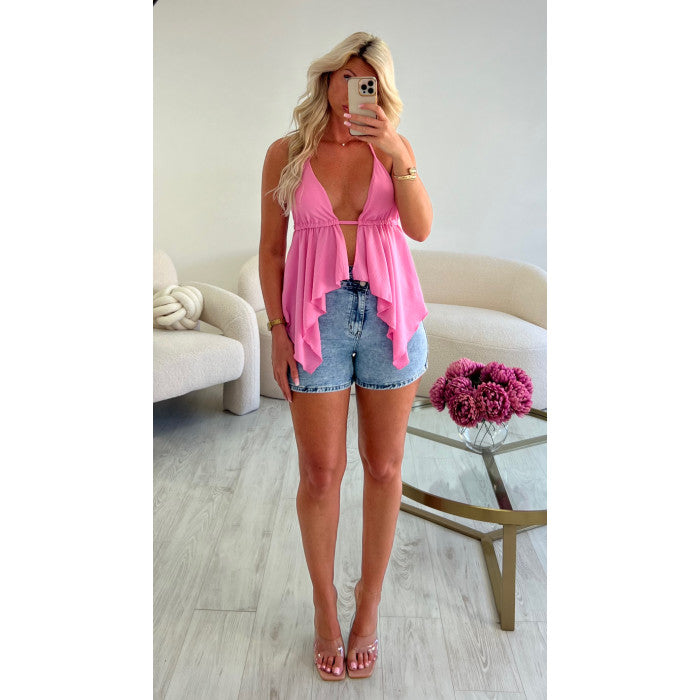 short jeans élastique