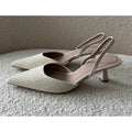 Chaussures en osier beige