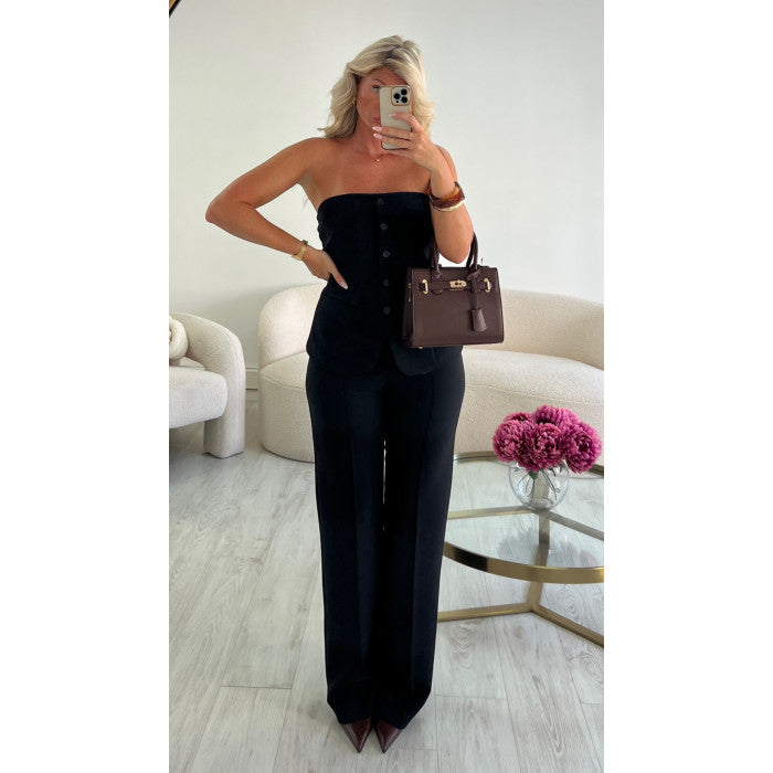 Top bustier black