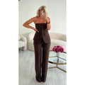 Top bustier choco