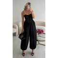 Top corset dentelle noir