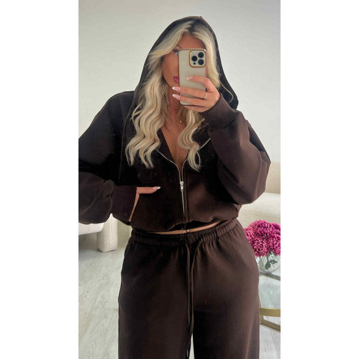 Veste jogging choco
