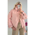 Veste simili col montant rose pastel